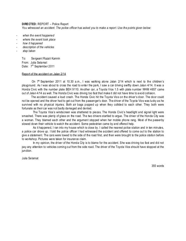 Spm english essay example of a formal letter