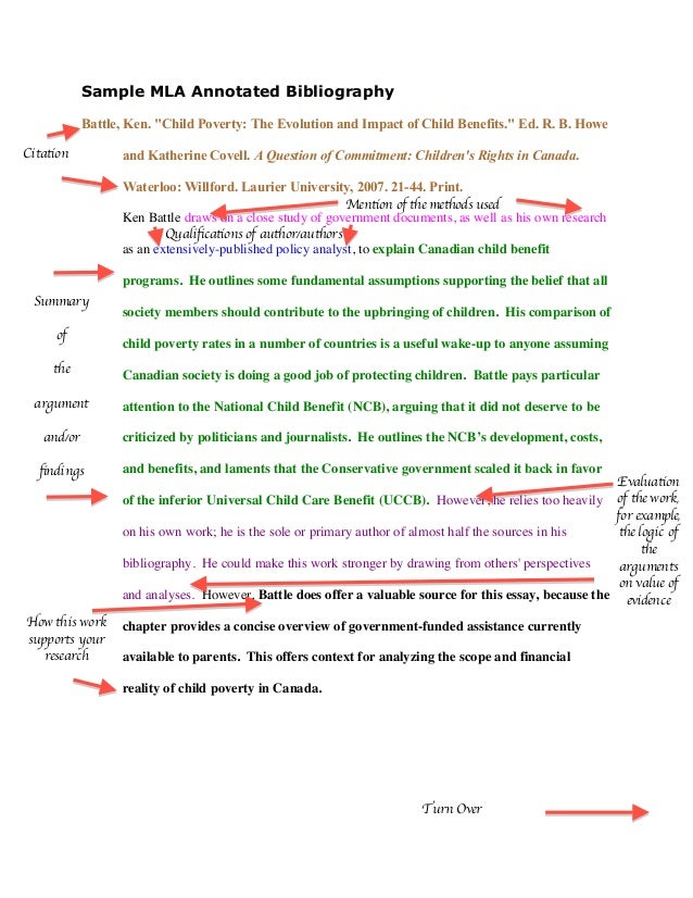 annotated bibliography template apa 6th edition