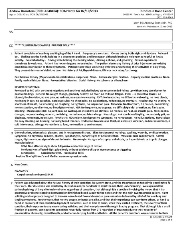 assistant dental notes templates