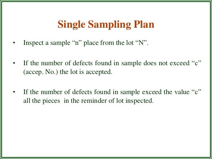 SAMPLING METHODS