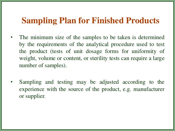 SAMPLING METHODS