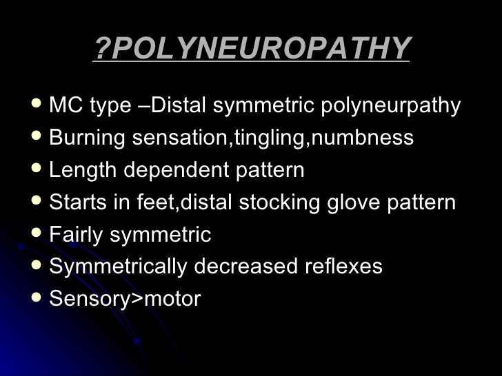 Approach to Peripheral Neuropathy