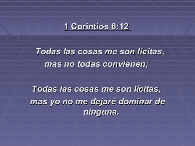 Resultado de imagen para 1 corintios 6:12}