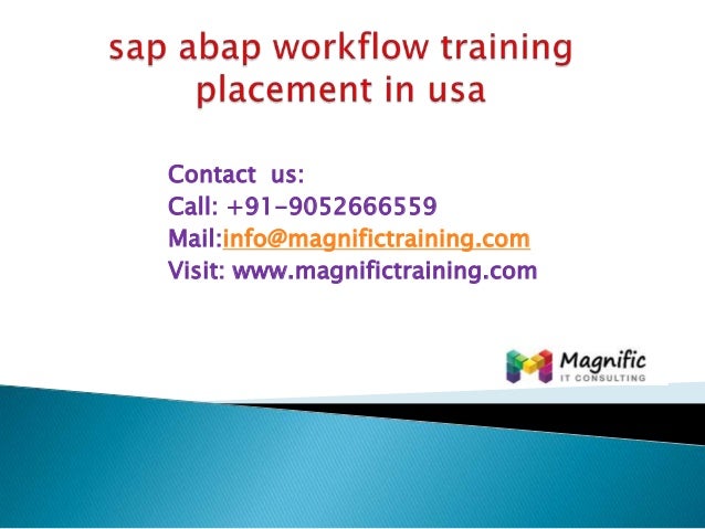 sap workflow ppt sap abap workflow placement in usa sap workflow ppt sap abap workflow placement in usa