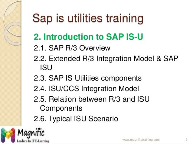 Sap Utilities Tutorial | sap is utilities training Sap Utilities Tutorial | sap is utilities training
