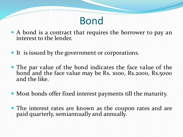 valuation of bonds and shares pdf