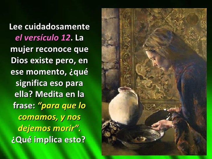 La viuda de Sarepta El salto de fe