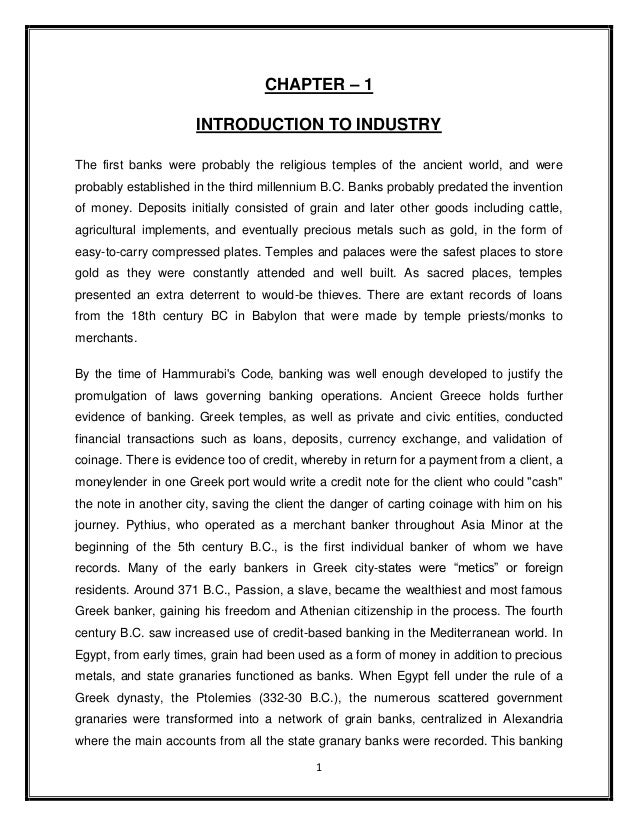 introduction to banking sector Developement of our banking system from the earliest period to the m origidy pmctised by the jewe-introduction of the jews into england by willism the. introduction to banking sector Developement of our banking system from the earliest period to the m origidy pmctised by the jewe-introduction of the jews into england by willism the.