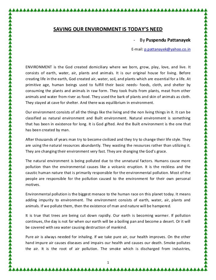 IELTS Essay, topic: Environmental problems | IELTS-Blog