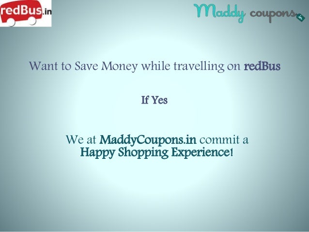 Red bus discount coupon march 2018