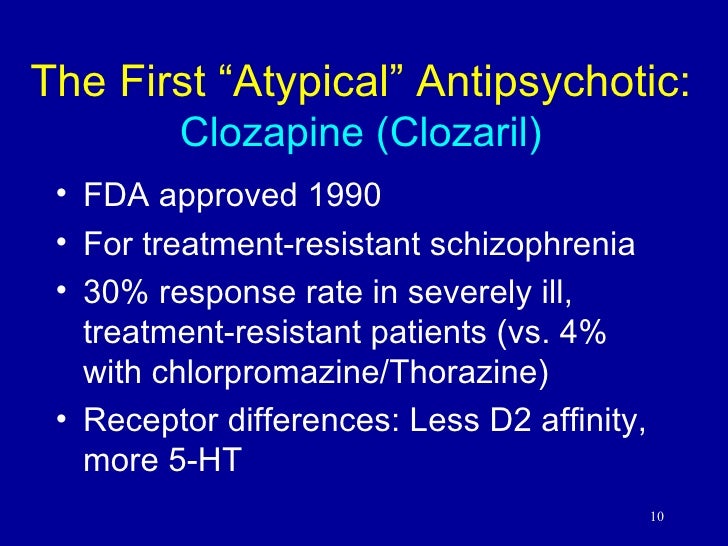 clozapine for the treatment-resistant