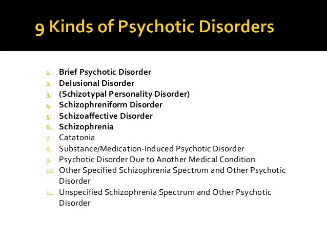 Psychosis Paranoia And Schizophrenia Spectrum Disorder