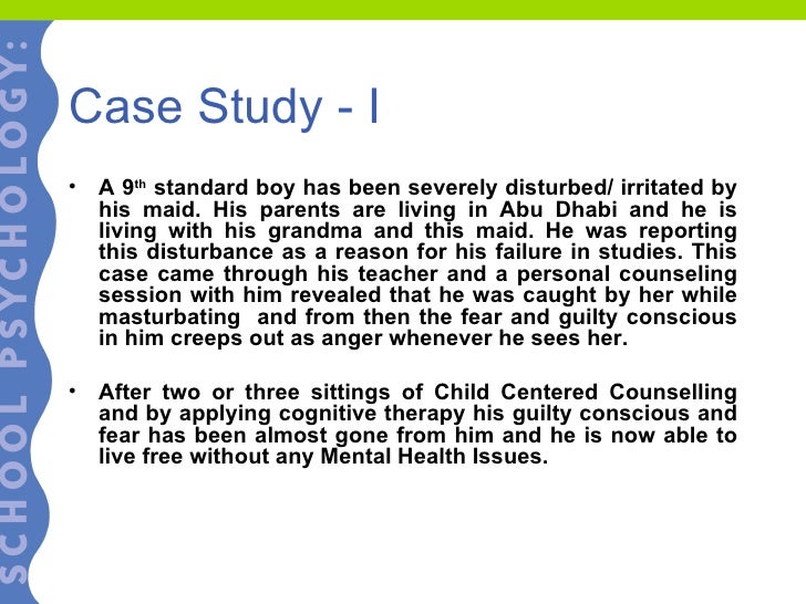 Case studies in psychology examples