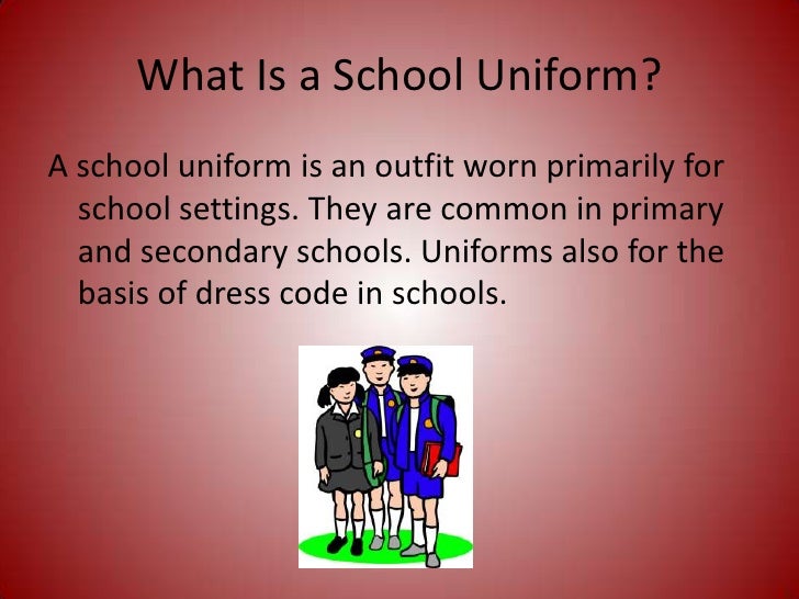 Arguments against school uniform essay