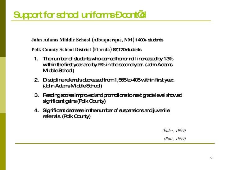 argumentative essays on school uniforms