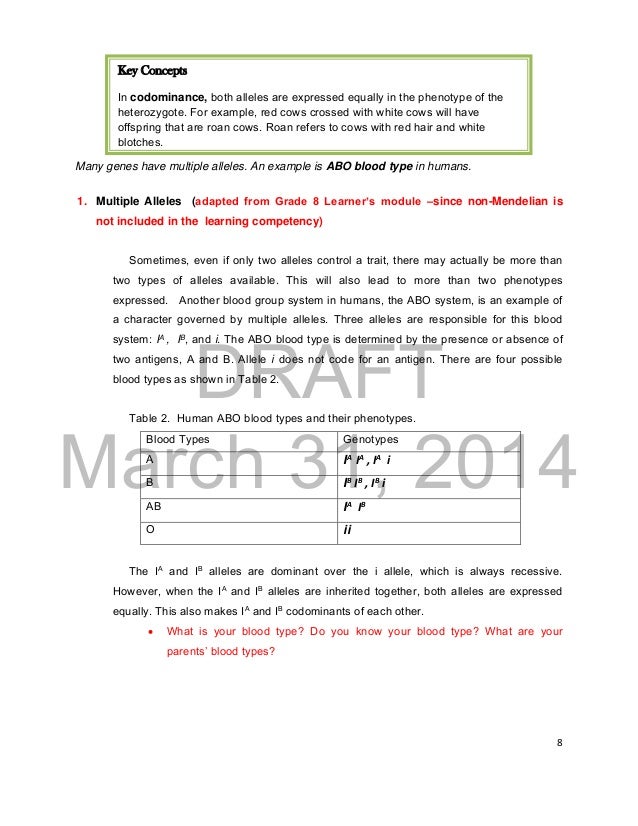 Printables Codominance Worksheet Blood Types collection codominance worksheet blood types photos kaessey pictures kaessey