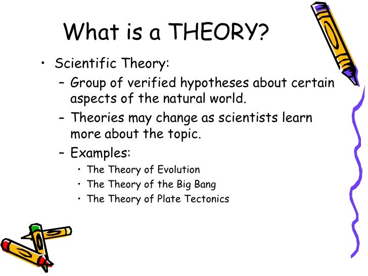What is the meaning of scientific theory