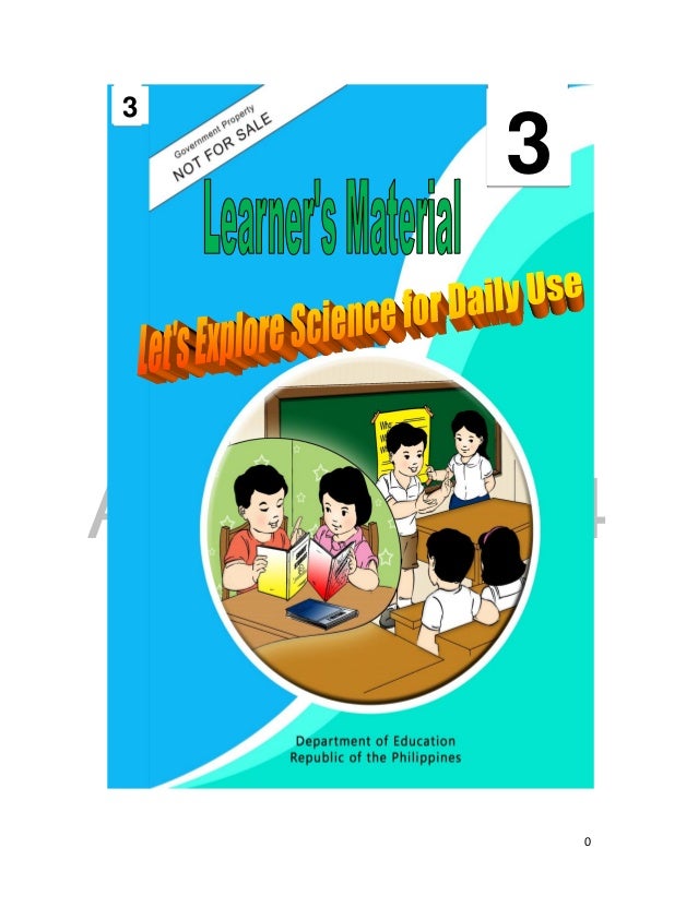 Grade 3 Science Learners Module