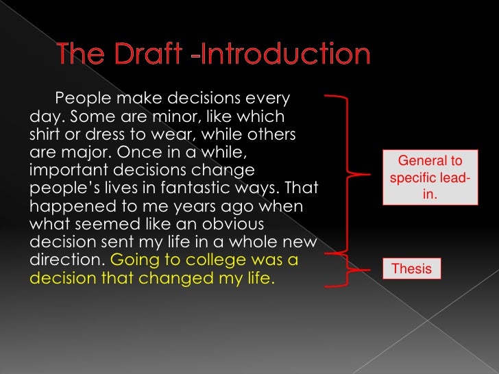Describe an important decision that you made - IELTS Mentor
