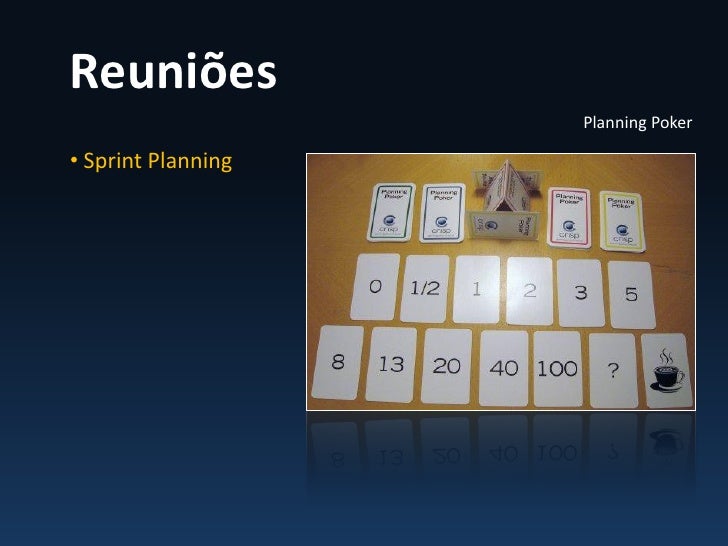 Sprint poker planning cards