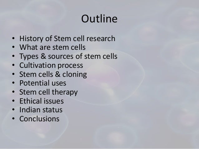 Research Paper On Stem Cell Therapy