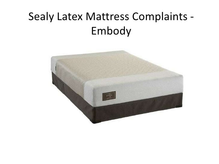 complaints sealy mattress company