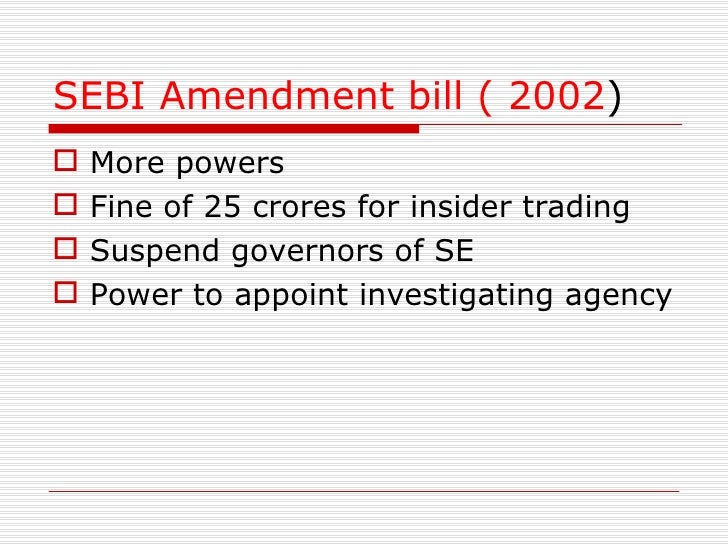 Sebi guidelines for option trading