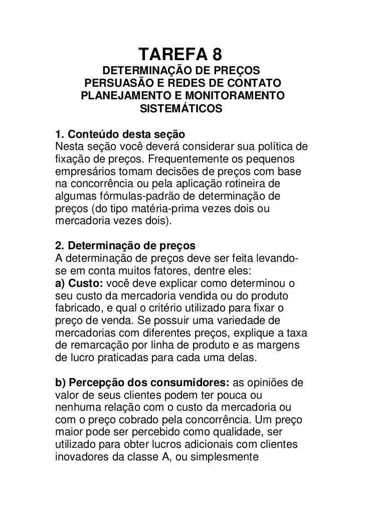 Plano de negocios sebrae sp