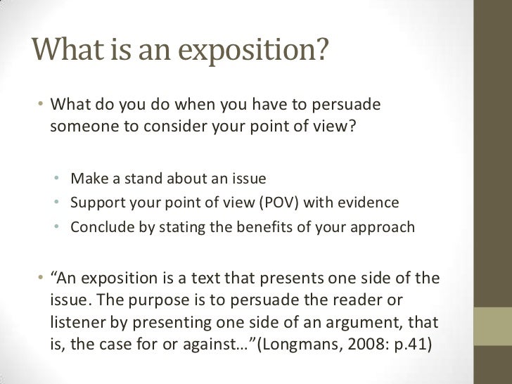 How To Make An Expository Essay