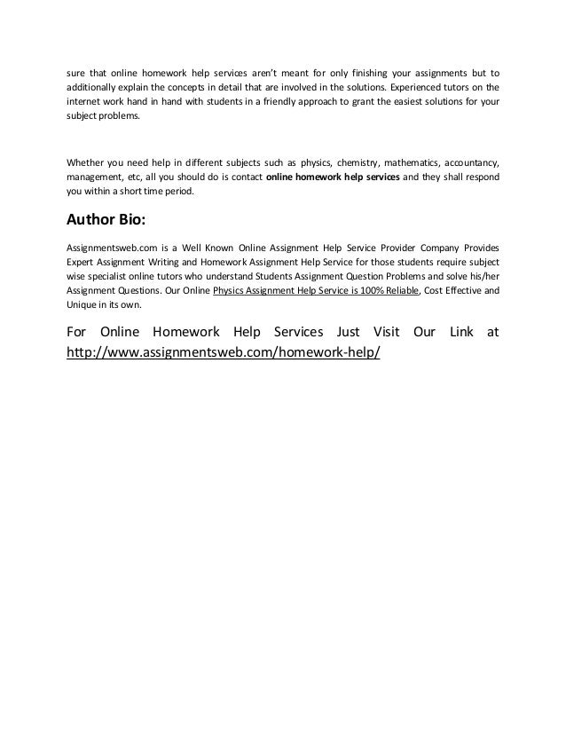 School Assignments Online