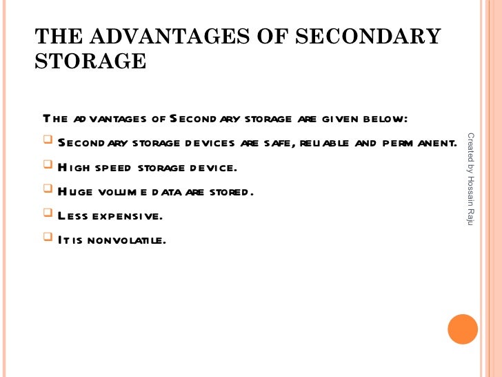 Secondary Storage