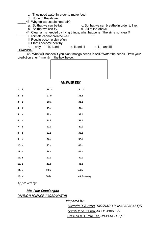first periodical test grade 2 Science grade 5 periodical test: first periodical test in grade 7 (exam mode) number of questions: science grade 6 test science form 3 chapter 1 & 2. first periodical test grade 2 Science grade 5 periodical test: first periodical test in grade 7 (exam mode) number of questions: science grade 6 test science form 3 chapter 1 & 2.