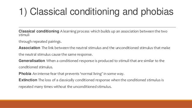 Seligman preparedness theory of phobias