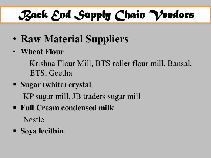 Britannia's Distribution & Supply Chain Management