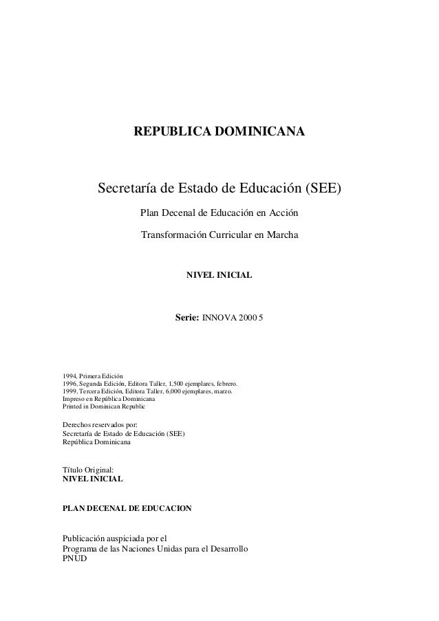 SECRETARIA DE ESTADO DE EDUCACION DOMINICANA secretaria de estado de educacion dominicana: