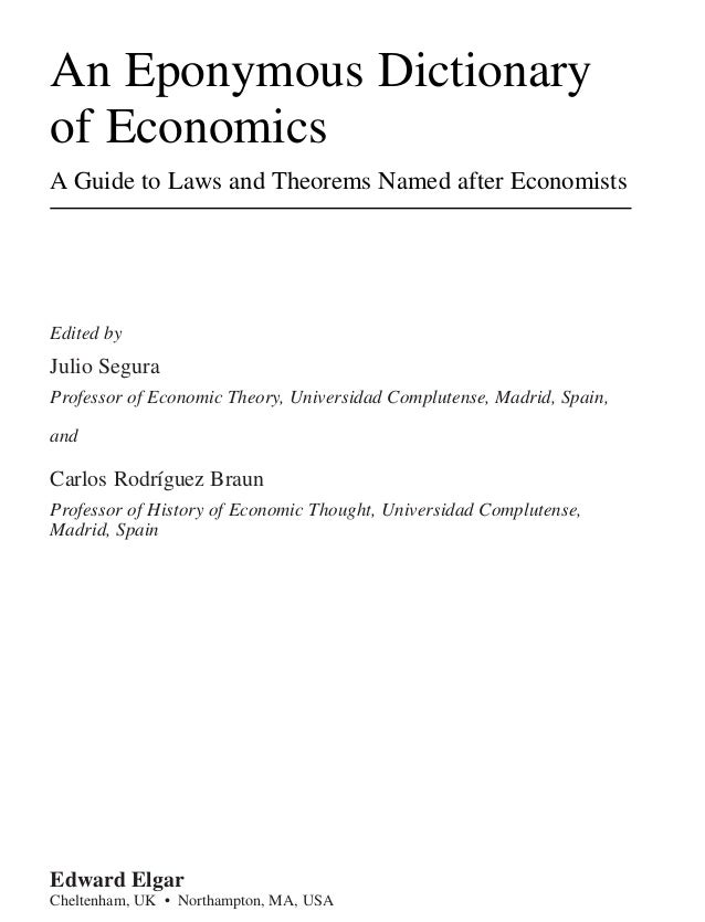 Segura J Braun C Eds An Eponymous Dictionary Of Segura J Braun C Eds An Eponymous Dictionary Of