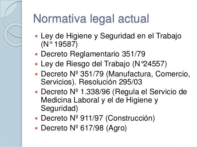 Ley De Riesgos De Trabajo N 24557 Monografiascom | seguridad e higiene marco legal i arg Ley De Riesgos De Trabajo N 24557 Monografiascom | seguridad e higiene marco legal i arg