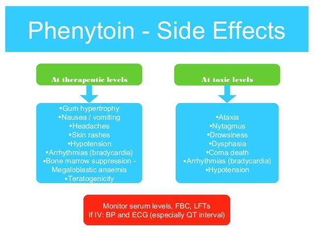 dilantin side effects hypotension