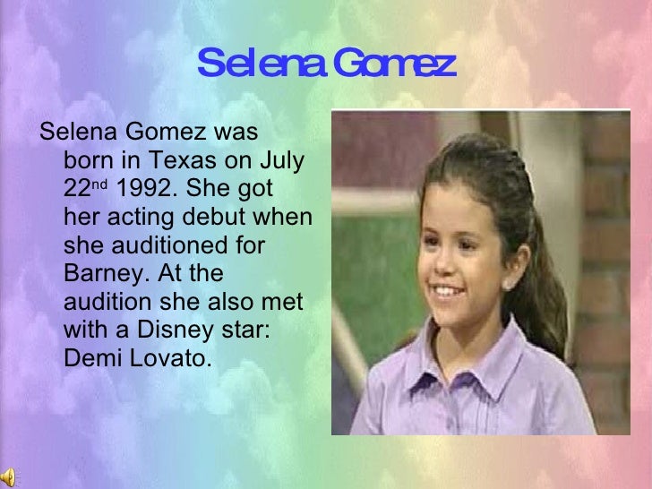 Selena Gomez Quotes About Singing