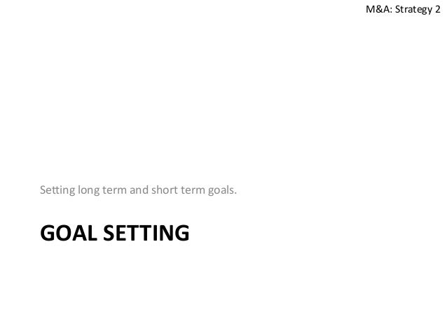 professional short term goals