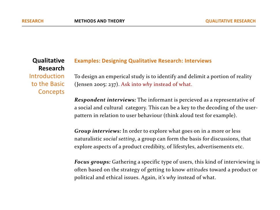 Sample of qualitative research result paper