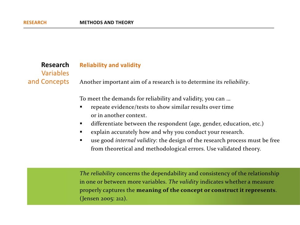 reliability and validity of quantitative research reliability and validity of quantitative research