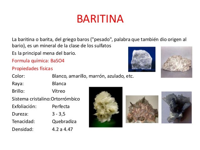 Que Es La Barita Y Para Que Sirve es.slideshare.net