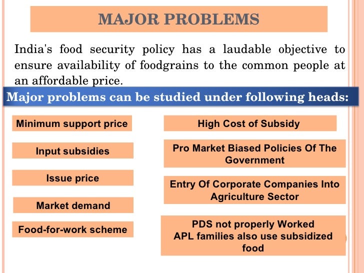 Essay on food security