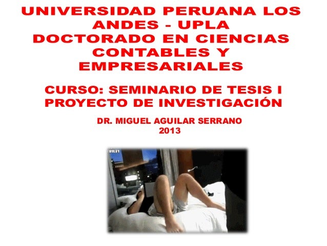 SEMINARIO DE TESIS seminario de tesis: