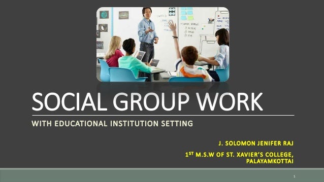 social group work practice in different settings