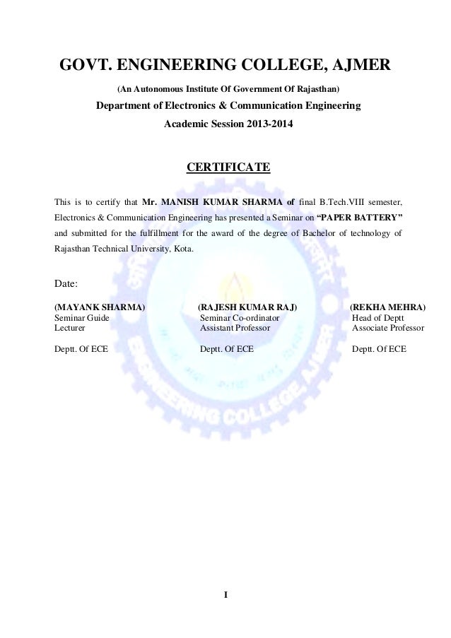 College Essay - Sample Application Essay 1