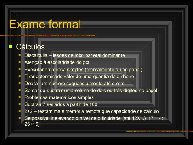 Exame do estado mental psiquiatria