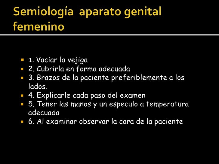  1. Vaciar la vejiga 2. Cubrirla en forma adecuada 3. Brazos de la paciente preferiblemente a los lados. 4. Explica...