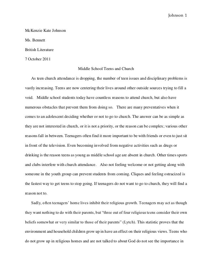 what is a thesis for an essay